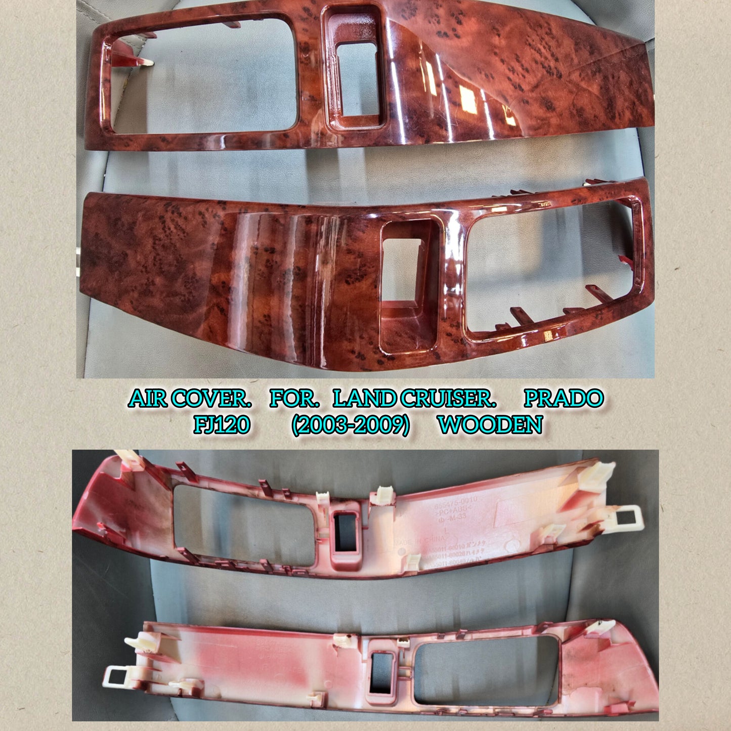 AIR COVERS FOR LAND CRUISER PRADO FJ120 2003 - 2004 - 2005 - 2006 - 2007 - 2008 AND 2009