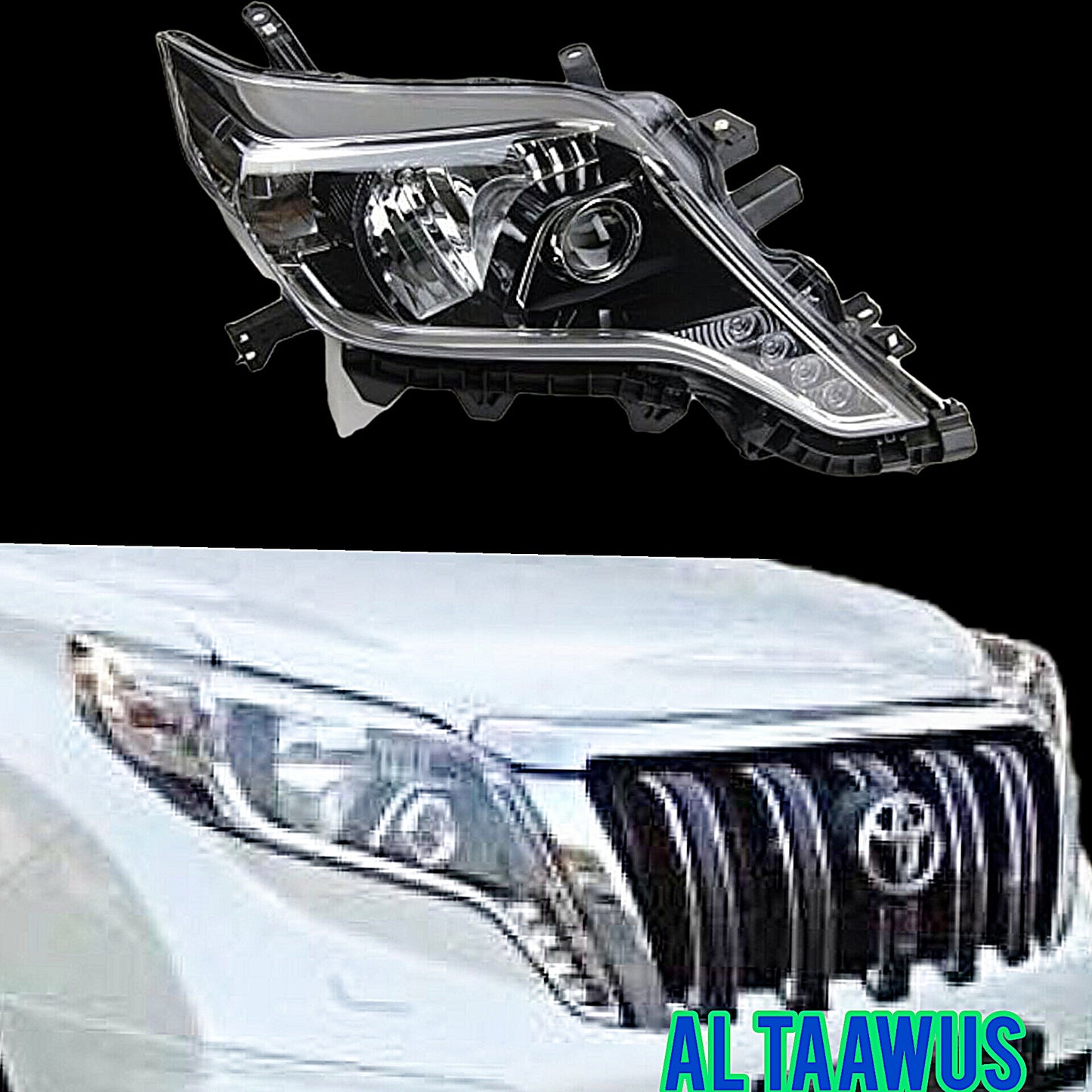 HEAD LAMP FOR PRADO FJ150 2014 - 2015 - 2016 AND 2017