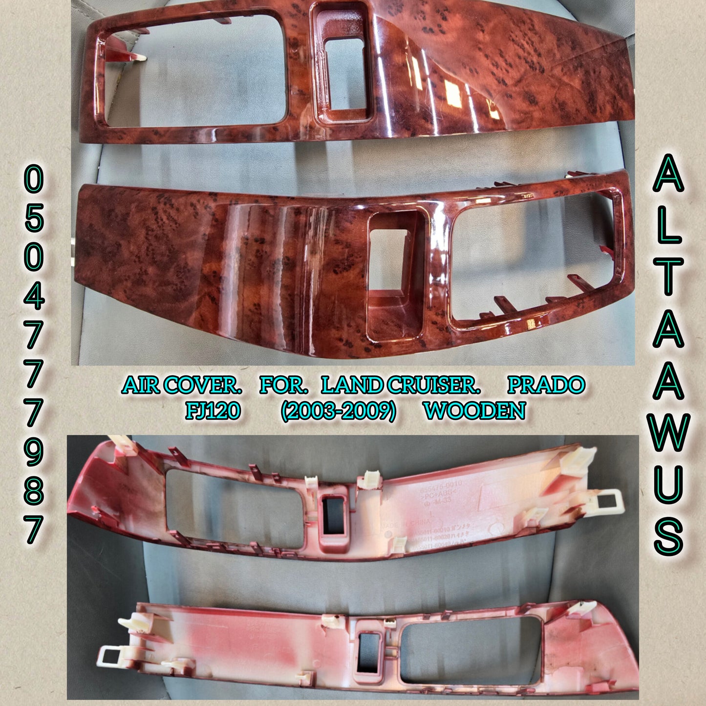 AIR COVERS FOR LAND CRUISER PRADO FJ120 2003 - 2004 - 2005 - 2006 - 2007 - 2008 AND 2009